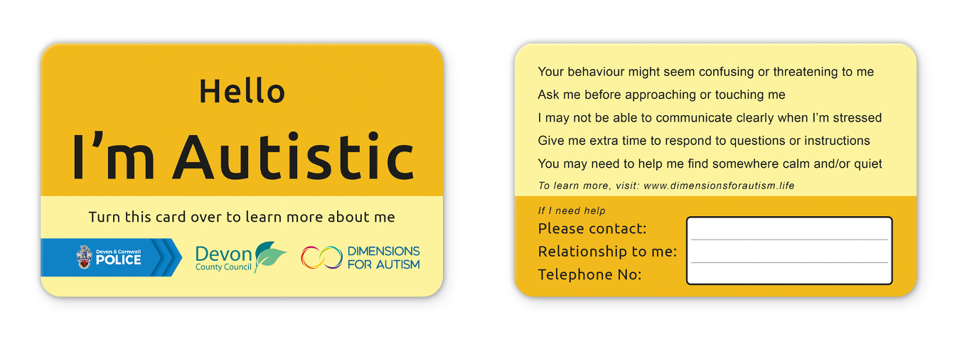 Autism card
